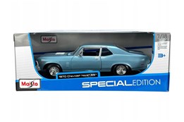 *MAISTO AUTO metal 1:18 Chevrolet nov 970, nieb