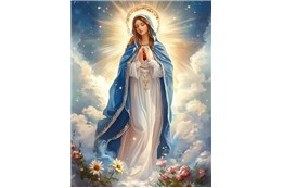 *MOZAIKA d. DIAMENTOWA, 40x30 cm, Św. Maria