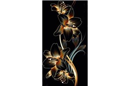 *MOZAIKA d. DIAMENTOWA, 40x30 cm, Lilie czarne