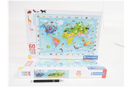 *CLEM. PUZZLE 60 EL MAXI SUPER KOLOR  Wildlife Map