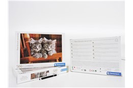 *CLEM. PUZZLE 500 el., Kittens, kotki        6/