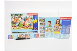 *CAS. PUZZLE 60 el. Trzy świnki