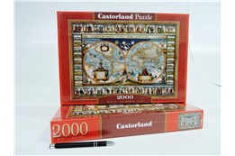 *CAS. PUZZLE 2000 el. Mapa świata 1639