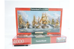 *CAS. PUZZLE 4000 el. Statki na morzu