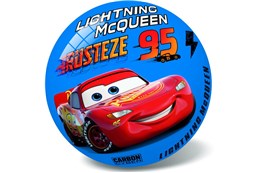 PIŁKA gumowa, 23 cm, BAJKOWA, AUTA licencja