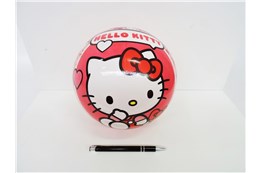 PIŁKA gumowa, 23 cm, HELLO KITTY, licencja