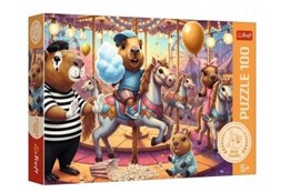 PUZZLE TREFL 100 el. Kapibary na wakacjach