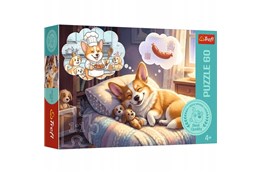 PUZZLE TREFL 60 EL. Corgi w krainie snu
