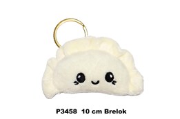 PLUSZ PIERÓG 10 cm BRELOK kremowy