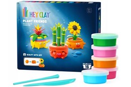 HEY CLAY, masa plastyczna, zieloni przyjaciele 15p