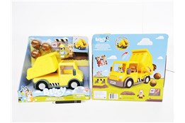 BLUEY, zest. 2 figurek, wywrotka