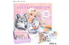 KSIĄŻ. TOP MODEL Z NAKLEJKAMI FANTASY FRIENDS