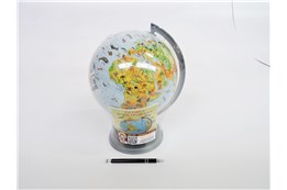 *GLOBUS 220 mm, fizyczny ze zwierzętami