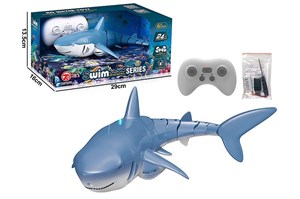 Rekin na radio pływający, funkcja wyrzutu wody