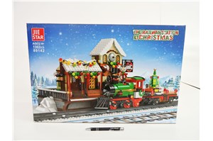 KLOCKI JIE STAR Świąteczna stacją kolejowa 1362 el