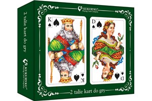 KARTY DO GRY, zestaw 2 talie, klasyczne