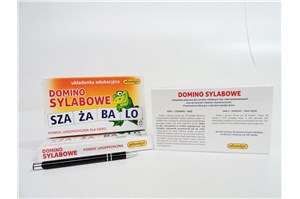 *GRA DOMINO sylabowe, logopedyczne, ukł. edu. 6+