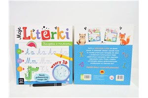 KSIĄŻ. Moje literki, rowki, 3D