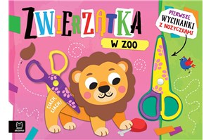 KSIĄŻ. Pierwsze wycinanki z nożyczkami zwie. w zoo