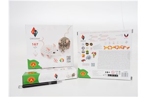 Origami 3D – Myszki, 168 el, zest. kreatywny,