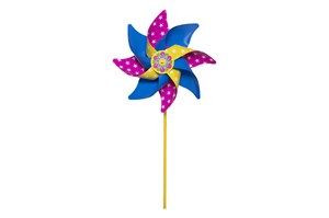 AST. WIATRAK x 10 metaliczny, śr. 20 cm, 4 wz