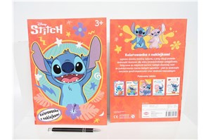 KSIĄŻ. DISNEY STITCH. Kolorowanka z naklejkami