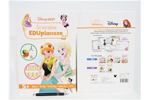 KSIĄŻ. Disney uczy Scieralne EDUplansze