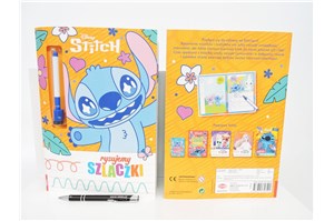 KSIĄŻ. DISNEY STITCH, rysujemy szlaczki