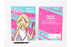 KSIĄŻ. BARBIE - Bawię się naklejkami