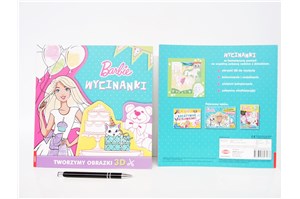 KSIĄŻ. BARBIE - wycinanki, tworzymy obrazki 3D