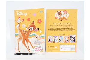 KSIĄŻ. Disney Classic -  kolorowanki z naklejkami