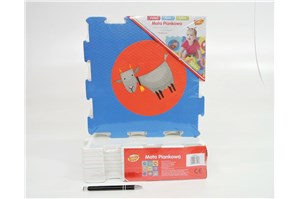 *MATA piankowa PUZZLE, 9 el. ZWIERZĘTA