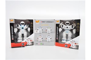 *AST.SMILY ROBOT chodzący św. dźw. BIAŁO-NIEBIESKI