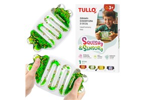 Gniotek sensoryczny z cieczą squishy zielony
