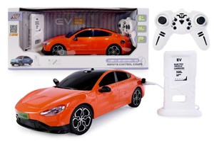 AUTO ZDALNIE STEROWANE ze stacją ładowa. pomarańcz