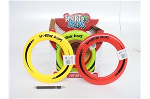 AST. FRISBEE x 18, plast., 3 kol., 5+,      displ.