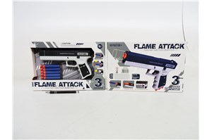PISTOLET plast. strzałki,  kart