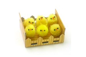 KURCZKAKI 3 cm, 6 szt.