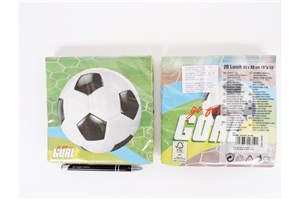 SERWETKI  20 szt.,  GOL!, 33x33 cm, papier.,