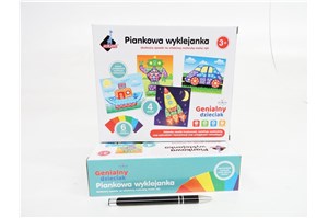 GENIALNY Dzieciak,wyklejanka piankowa, pojaz  /12