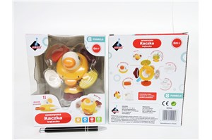 KACZUSZKA interaktywno-sensoryczna, plast.,  kart.
