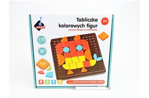 *GENIALNY DZIECIAK TABLICZKA KOL. FIGUR montessori