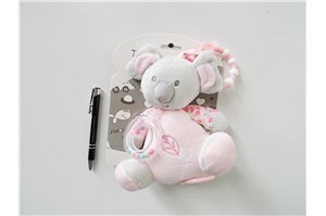 *NEW BABY POZYTYWKA, koala, 18 cm, róż