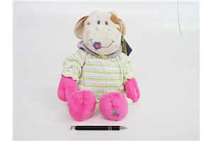 *PLUSZ NEW BABY, krówka, w spodenkach, 28 cm