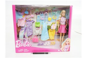 BARBIE ZESTAW LALKA + UBRANKA + BUTY + AKCESORIA/4