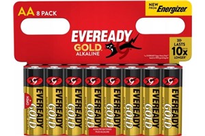 BATERIA LR6 8-pack AA GOLD ALKALINE