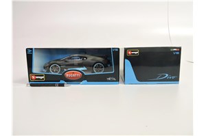 *BBURAGO metal. 1:18 BUGATTI DIVO 24cm. GREY