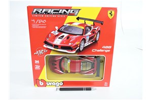 *BBURAGO metal., 1:24, FERRARI 488 CHALL., skład.