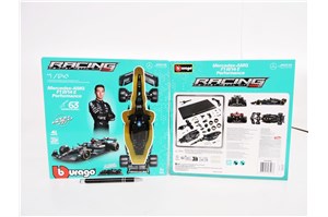 *BBURAGO metal. 1:24 F1 Model zest. merc. RUSSEL