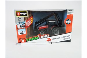 *BBURAGO metal. TRAKTOR  MASSEY FERGUSON 15cm